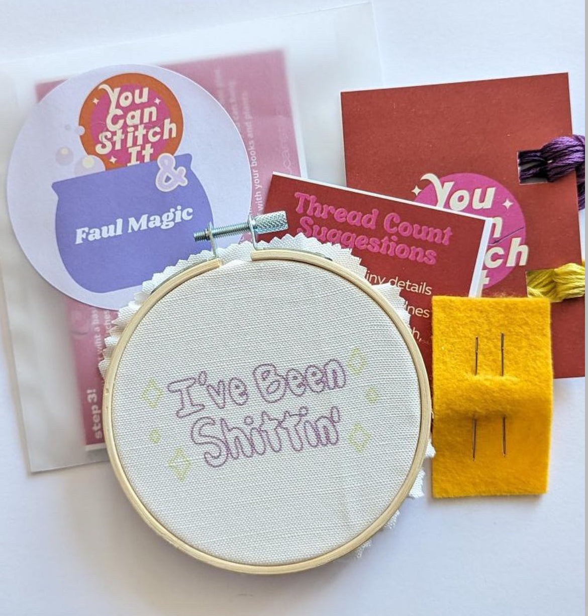 I've Been Shittin' IBS Embroidery Kit